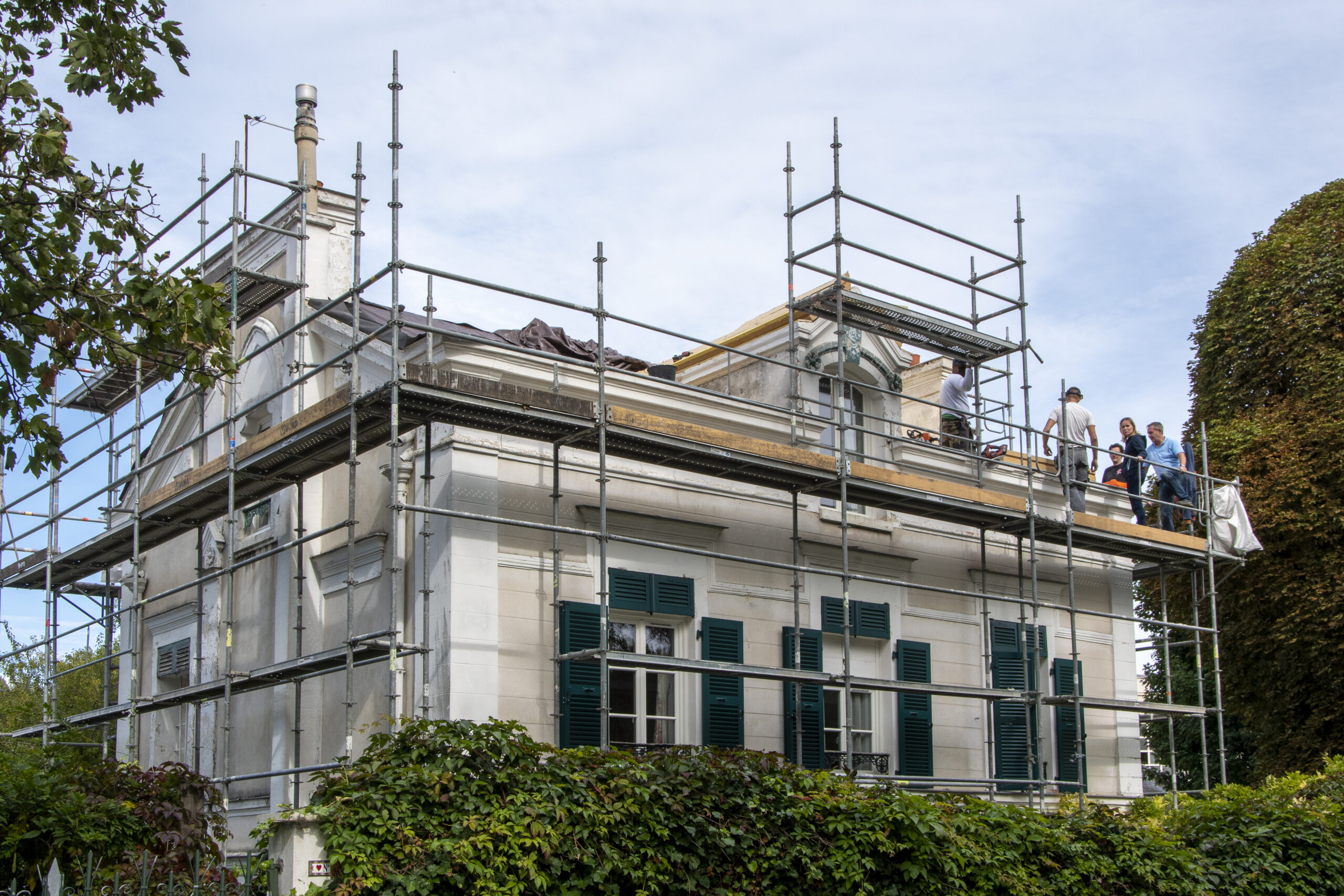 Isolation extérieure sur maison individuelle